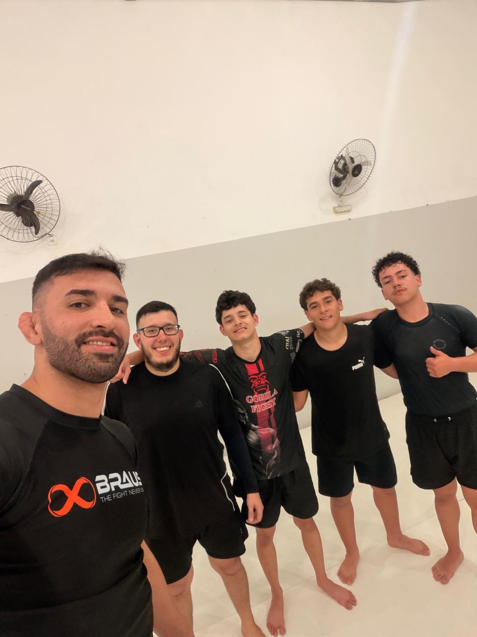 Turma do Dojo Nato com os professores
